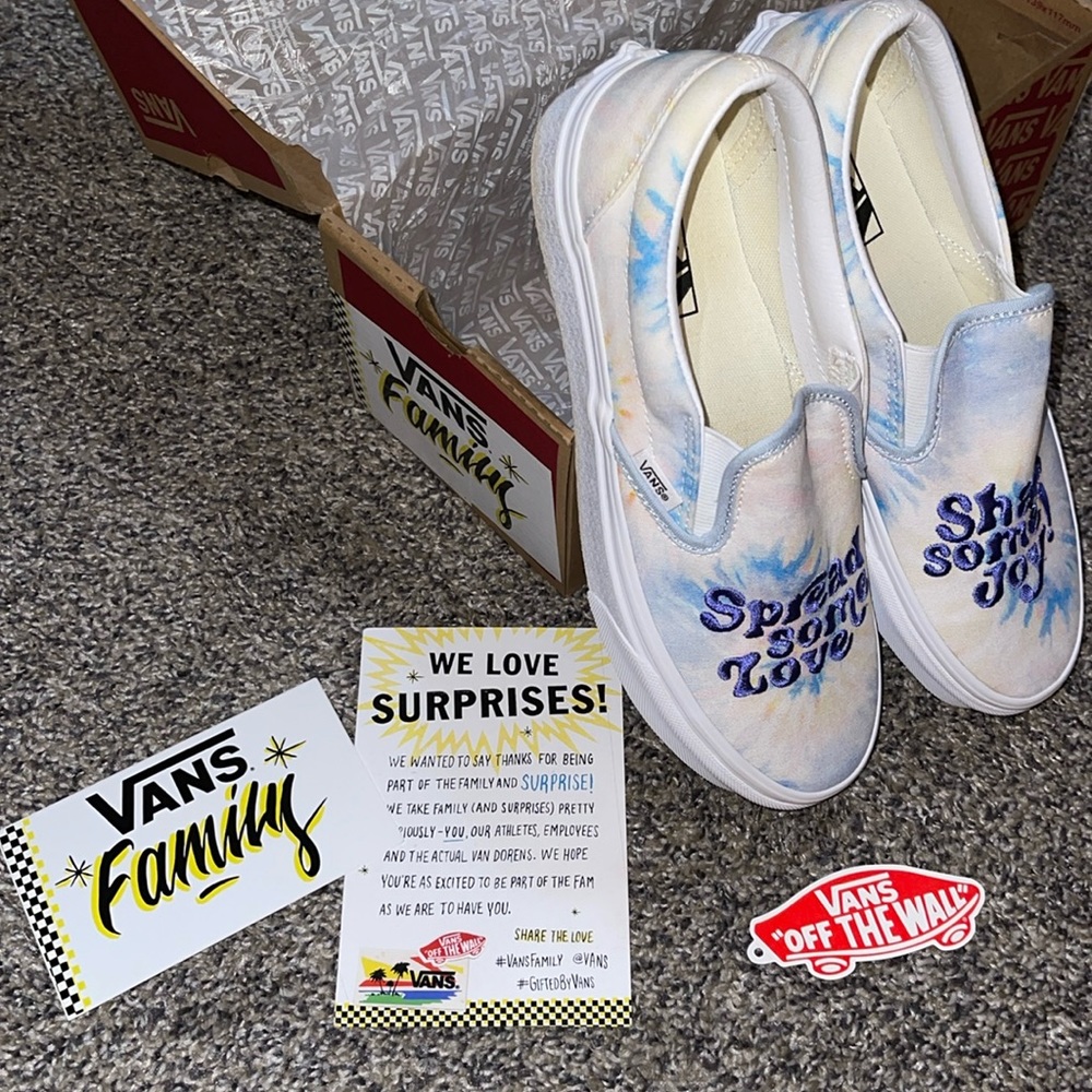 Love & Joy Tie Dye limited edition Vans